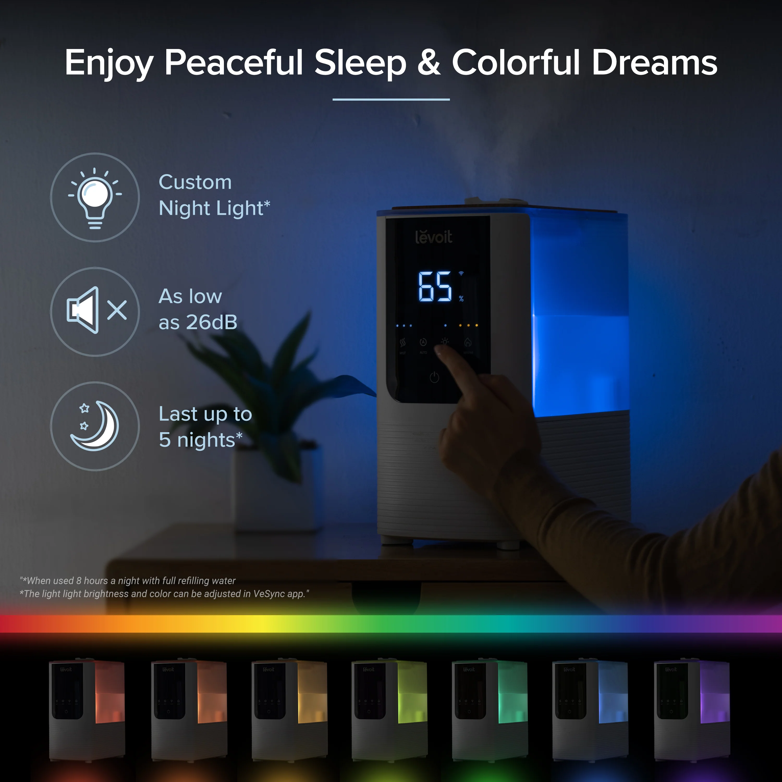 Levoit OasisMist Smart Humidifier - Cool and Warm Mist Humidifier - Image 6