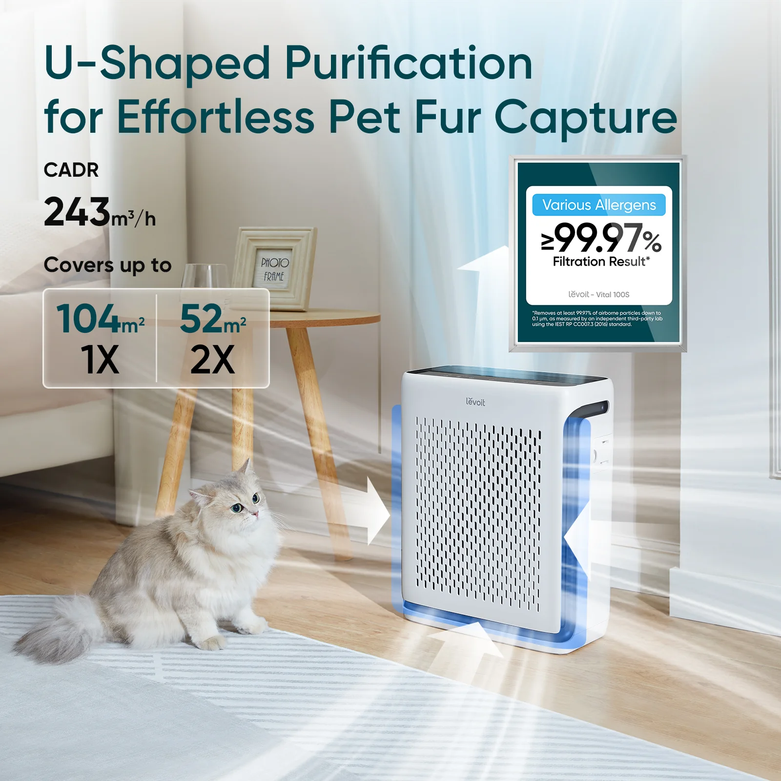 Levoit Vital 100S Smart Air Purifier - Image 4