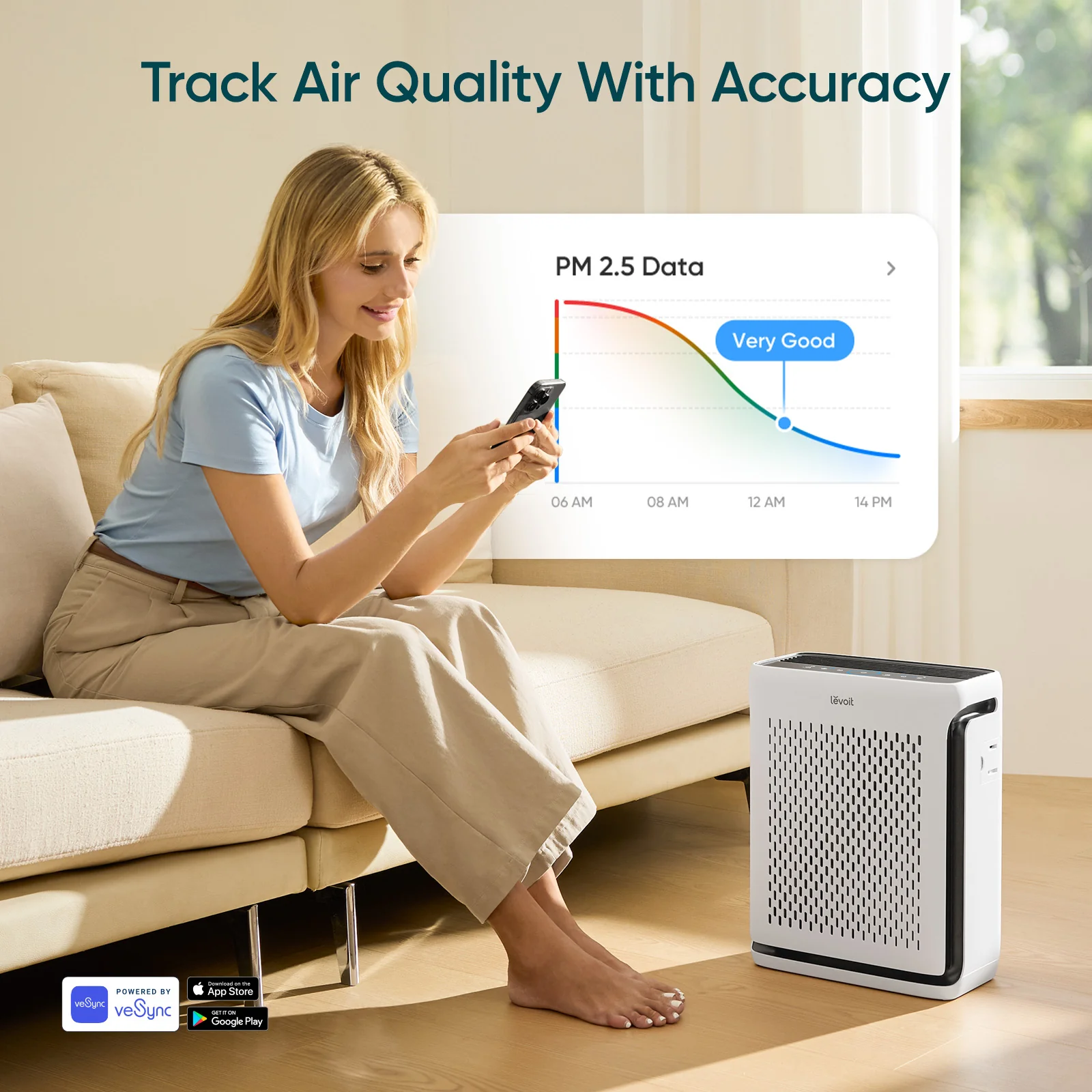 Levoit Vital 100S Smart Air Purifier - Image 8